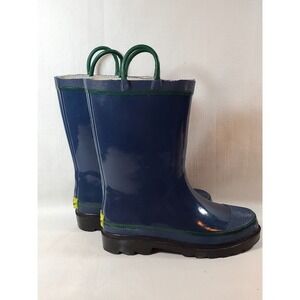 Western Chief Firechief 2 Navy Rain Boots‎ Kids Size 12 Waterproof